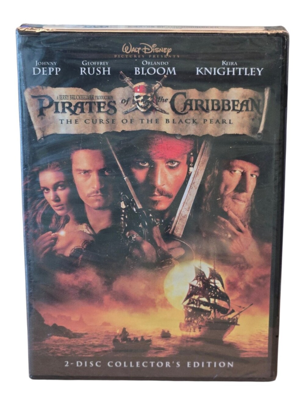 Disney Pirates of the Caribbean DVD 2 Disc Collector's Set NWT Sealed in Box